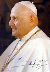 [photograph of Blessed Pope John]